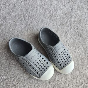 Native Kids Gray Slip-On Shoes